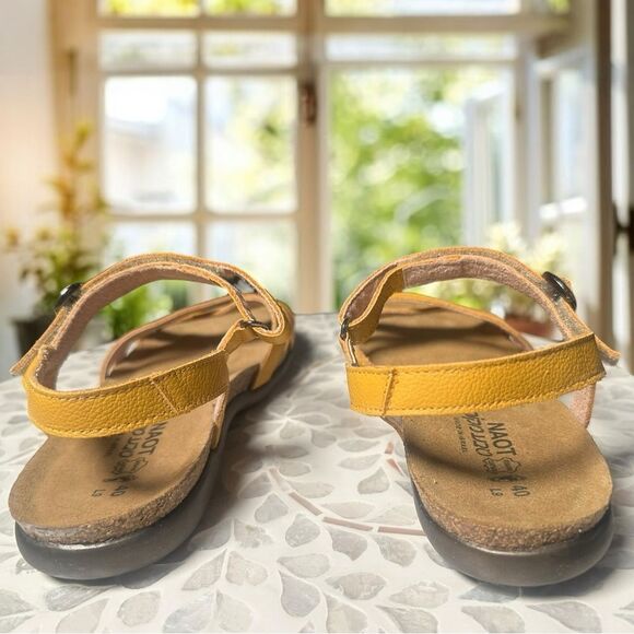 NEW NAOT Patricia Leather Women’s Sandal in Marigold Size 40 EU - Picture 10 of 16